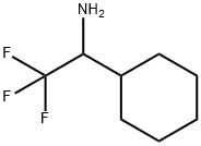 1-Cyclohexyl-2,2,2-trifluoroethanamine Struktur