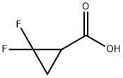 2,2-DIFLUOROCYCLOPROPANECARBOXYLIC ACID Struktur