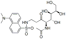 2-dansylaminoethyl-N-acetylgalactosamine,107902-97-6,结构式