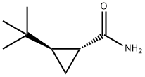 Cyclopropanecarboxamide, 2-(1,1-dimethylethyl)-, (1R-trans)- (9CI) 结构式