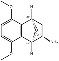 2-amino-5,8-dimethoxy-1,2,3,4-tetrahydro-1,4-epoxynaphthalene 结构式