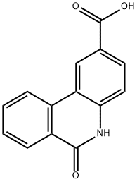 6-氧代-5,6-二氢菲啶-2-羧酸 结构式