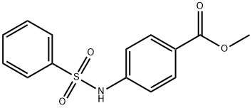 Methyl 4-(phenylsulfonaMido)benzoate Structure