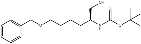 (S)-tert-butyl 6-(benzyloxy)-1-hydroxyhexan-2-ylcarbaMate Struktur