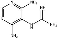 4,6-diamino-5-guanidinopyrimidine 结构式