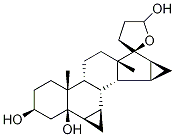 (2'S,3S,5R,6R,7R,8R,9S,10R,13S,14S,15S,16S)-Octadecahydro-10,13-diMethyl- spiro[17H-dicyclopropa[6,7:15,16]cyclopenta[a]phenanthrene-17,2'(3'H)-
furan]-3,5,5'(2H)-triol,1079392-41-8,结构式
