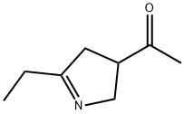 Ethanone, 1-(5-ethyl-3,4-dihydro-2H-pyrrol-3-yl)- (9CI) Structure