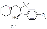 (1S,2S)-5-methoxy-3,3-dimethyl-2-(1-piperidylmethyl)-1,2-dihydroinden- 1-ol hydrochloride 结构式
