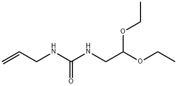 1-(2,2-Diethoxyethyl)-3-allylurea Struktur