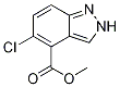 5-氯-2H-吲唑-4-羧酸甲酯, 1079993-06-8, 结构式