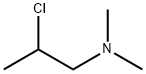 2-クロロ-N,N-ジメチル-1-プロパンアミン 化学構造式