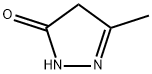 3-Methyl-2-pyrazolin-5-one Structure