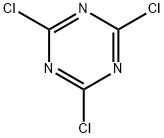Cyanuric chloride Struktur
