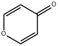 4H-ピラン-4-オン 化学構造式