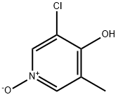 4-Pyridinol,  3-chloro-5-methyl-,  1-oxide 结构式