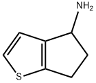 4H,5H,6H-cyclopenta[b]thiophen-4-amine 化学構造式