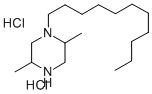 2,5-Dimethyl-1-undecylpiperazine dihydrochloride 结构式