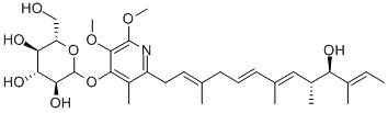 葡糖杀粉蝶菌素 B, 108073-61-6, 结构式