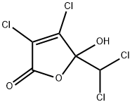 3,4-dichloro-5-(dichloromethyl)-5-hydroxy-furan-2-one,108082-06-0,结构式