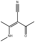 2-Butenenitrile, 2-acetyl-3-(methylamino)-, (Z)- (9CI) 结构式