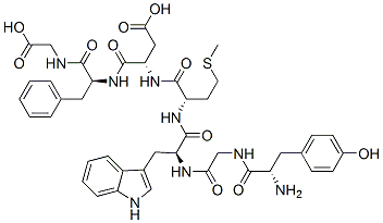 tyrosyl-glycyl-tryptophyl-methionyl-aspartyl-phenylalanyl-glycine,108093-87-4,结构式