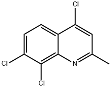 2-甲基-4,7,8-三氯甲基喹啉, 108097-02-5, 结构式