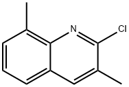 2-CHLORO-3,8-DIMETHYLQUINOLINE Struktur