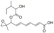 8-(2-Hydroxy-3-methylvaleryloxy)-8-(2-methyloxiranyl)-2,4,6-octatrienoic acid|