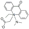 N,N-(dimethylamino)ethyl 9-oxo-10-acridineacetate 结构式