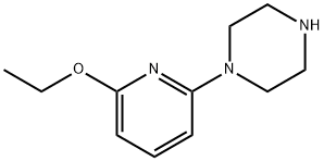 1-(6-ETHOXYPYRIDIN-2-YL)PIPERAZINE Struktur