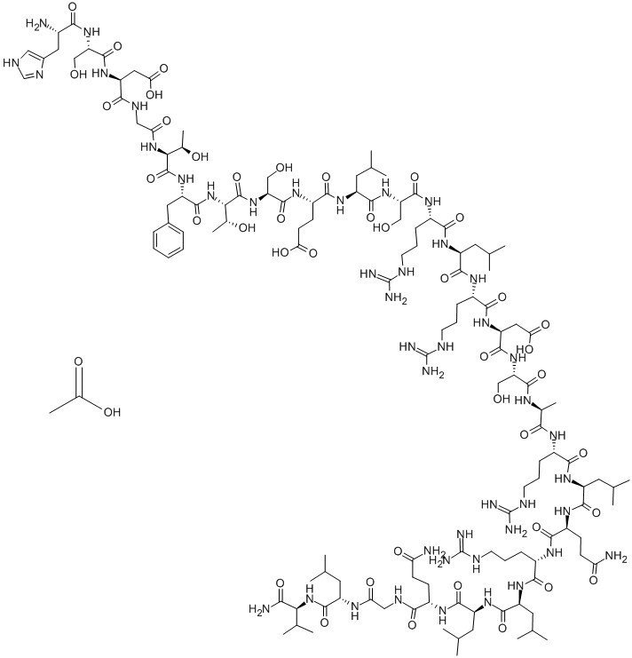 Secretin Acetate Structure