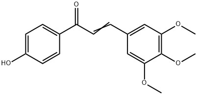 1-(4-HYDROXYPHENYL)-3-(3,4,5-TRIMETHOXYPHENYL)PROP-2-EN-1-ONE Structure