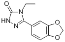 2,4-Dihydro-5-(1,3-benzodioxol-5-yl)-4-ethyl-3H-1,2,4-triazol-3-one Structure