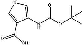 4-TERT-BUTOXYCARBONYLAMINO-THIOPHENE-3-CARBOXYLIC ACID Struktur