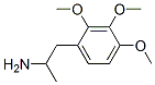 α-メチル-2,3,4-トリメトキシベンゼンエタンアミン 化学構造式