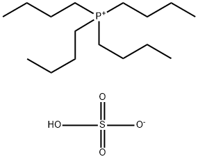 硫酸氢四丁基鏻, 108203-01-6, 结构式