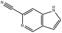 1H-Pyrrolo[3,2-c]pyridine-6-carbonitrile 化学構造式