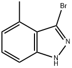 3-bromo-4-methyl-1H-indazole Struktur