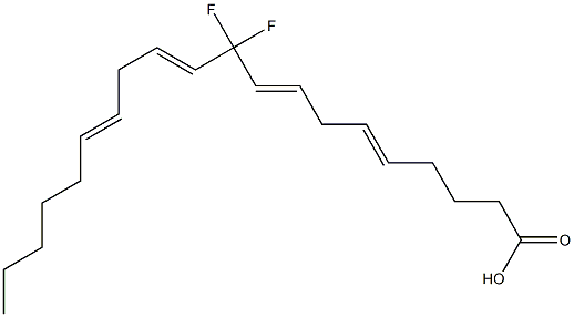 10,10-difluoroarachidonic acid 结构式