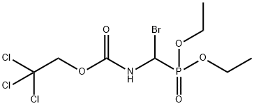 DIETHYL(TROC-AMINO)BROMOMETHYLPHOSPHONATE, 108217-08-9, 结构式