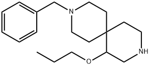 9-benzyl-1-propoxy-3,9-diazaspiro[5.5]undecane Struktur