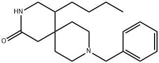 9-benzyl-5-butyl-3,9-diazaspiro[5.5]undecan-2-one Struktur
