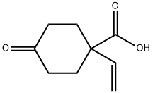 4-oxo-1-vinylcyclohexanecarboxylic acid Structure