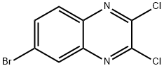 6-ブロモ-2,3-ジクロロキノキサリン 化学構造式