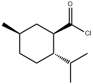 Cyclohexanecarbonyl chloride, 5-methyl-2-(1-methylethyl)-, (1R,2S,5R)- (9CI),108235-80-9,结构式