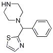 1-(phenyl(thiazol-2-yl)Methyl)piperazine,1082496-74-9,结构式