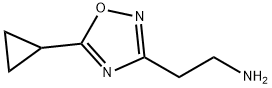 2-(5-cyclopropyl-1,2,4-oxadiazol-3-yl)ethanamine(SALTDATA: HCl) Struktur