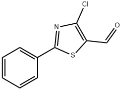 4-Chloro-2-phenylthiazole-5-carbaldehyde Struktur