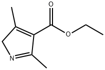 2,4-Dimethyl-1H-pyrrole-3-carboxylic acid ethyl ester Struktur