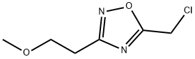 5-(氯甲基)-3-(2-甲氧基乙基)-1,2,4-恶二唑 结构式